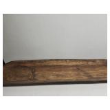 X - large Rustic style Wooden craved dough bowl