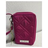 Vara Bradley dark pink wallet