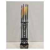 Parker arrow holder and arrows