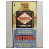 Vintage style VEEDOL Motor oil tin sign