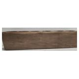 Rustic style wood 6 hole candle mold