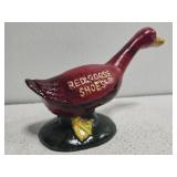 Red Goose Shoes cast iron coin holder Bank