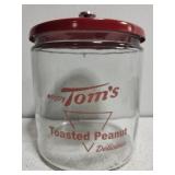 Vintage TOMS ROASTED PEANUTS w metal lid