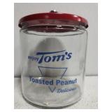 TOMS ROASTED PEANUT JAR w metal lid