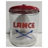 LANCE Cracker jar w metal lid