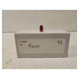 1 box of 9mm 124 grain ammo SEE DESC