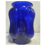 Cobalt blue PLANTERS NUTS JAR
