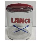LANCE CRACKER JAR w metal lid