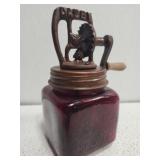 Ruby Red Dazy hand churn