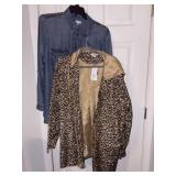 Jean Jacket And Rain Jacket Lot. Size 2X Womens