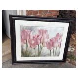 Framed Nature Inspired Tulip Print
