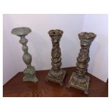 3 Candle Holders