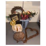 Estate Lot of Fall and More Decor