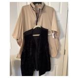 Ladies Vest and Rain Coat. Sizes 2X