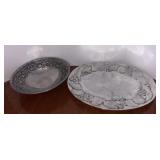 Pewter Bowl and Tray