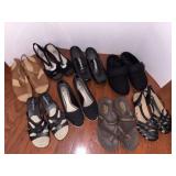 Estate Lot of Ladies Shoes Size 8 1/2
