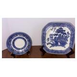 Churchill and Johnson Brothers Blue/white Plates