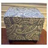 Blue and White Ottoman