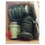 Box Lot of Christmas Lights and decor