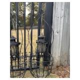 Pair of Large Metal Hanging Baskets