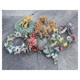 Estate Lot of Miscellaneous Wreaths
