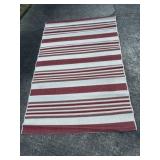 5x8 Red Outdoor Area Rug