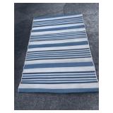 5x8 Blue Outdoor Area Rug