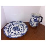 Beautiful Blue and White Decor