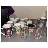 Estate Lot of Miscellaneous Coffee Mugs