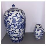 Beautiful Blue and White Ginger Jars