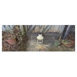 Clay Planters and Outdoor Light