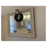 Beautiful Framed Mirror with Wreath