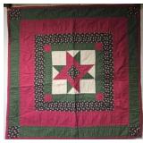 34" by 34" square quilt