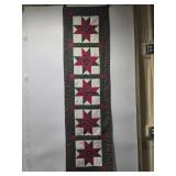 74" by 20" runner quilt