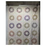 86" by 68" sunflower quilt