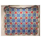 6ft by 7ft handmade ring shaped quilt