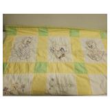 Beautiful baby quilt vintage