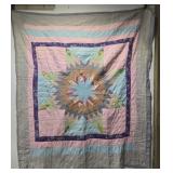 77" by 64" handmade quilt