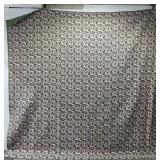 98" by 98" multi colored large quilt