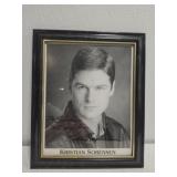 Framed signed autographed photo actor Framed signed autographed photo actor