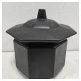 1968 Marian Wolfe ceramic container 1968 Marian Wolfe ceramic container