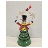 Bouncing snowman metal decor Bouncing snowman metal decor