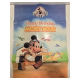 22" by 15.5" 1988 Walt Disney mickey poster 22" by 15.5" 1988 Walt Disney mickey poster