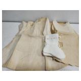 Antique baby clothes handmade w crochet booties Antique baby clothes handmade w crochet booties