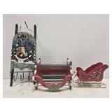 Lot of 3 christmas decor Lot of 3 christmas decor