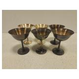 6 silver plate cups 6 silver plate cups