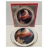 Coca-cola glass platter Coca-cola glass platter