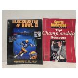 Lot of 2 vintage sports magazines Lot of 2 vintage sports magazines