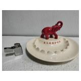 Vintage Alabama ash tray w zippo Vintage Alabama ash tray w zippo