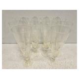 Set of 10 glass cups Set of 10 glass cups